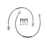 DURAFORCE Front Stainless Brake Lines for 1971-1978 GMC K25 Jimmy Chevrolet 4-6" 89340S