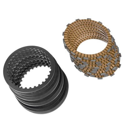 DURAFORCE Clutch Friction Steel Plates Kit for Harley Dyna Wide Glide Road King 1999-2017