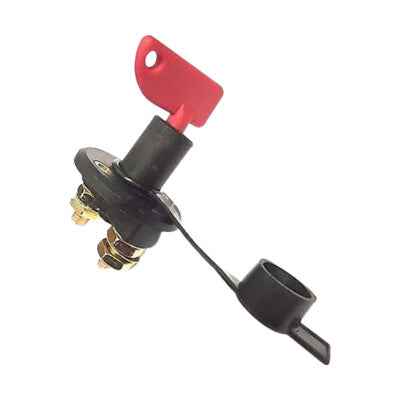 Battery Disconnect Master Kill Switch Cut Off for RV Marine with Removable Key