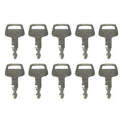DURAFORCE Ignition Key for IHI Case Morooka Chieftain Excavator Heavy Equipment 5080 10 Pack