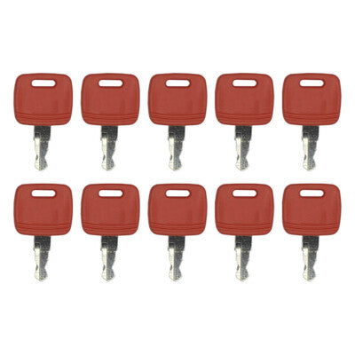 Ignition Key For John Deere Tractor Loader RE183935 RE71557 RE43492 10 Pack
