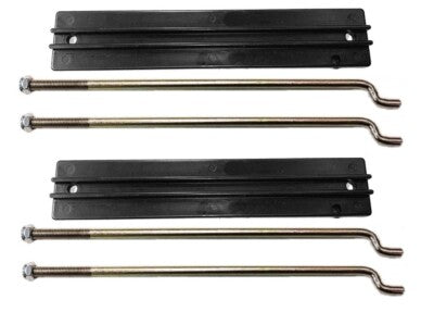 DURAFORCE 2 Pack Battery Hold Down Plate and Rods for Club Car 36V 48V 101090801 1013683