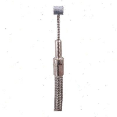 36-0131 56-1-2 Inch Stainless Steel Throttle and Idle Cable for Harley Davidson