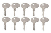 DURAFORCE 10 Keys for Mitsubishi Forklift Dozer Tractor International CAT Kubota 12343