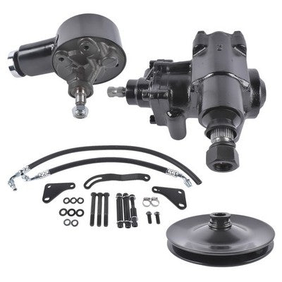 DURAFORCE Power Steering Gear Box Conversion Kit for Chevrolet Biscayne Impala 1958-1964