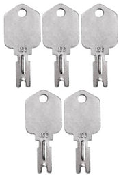 DURAFORCE Forklift Ignition Keys for Gradall Gehl Hyster Komatsu Yale JLG Daewoo Hitachi 5 Pack