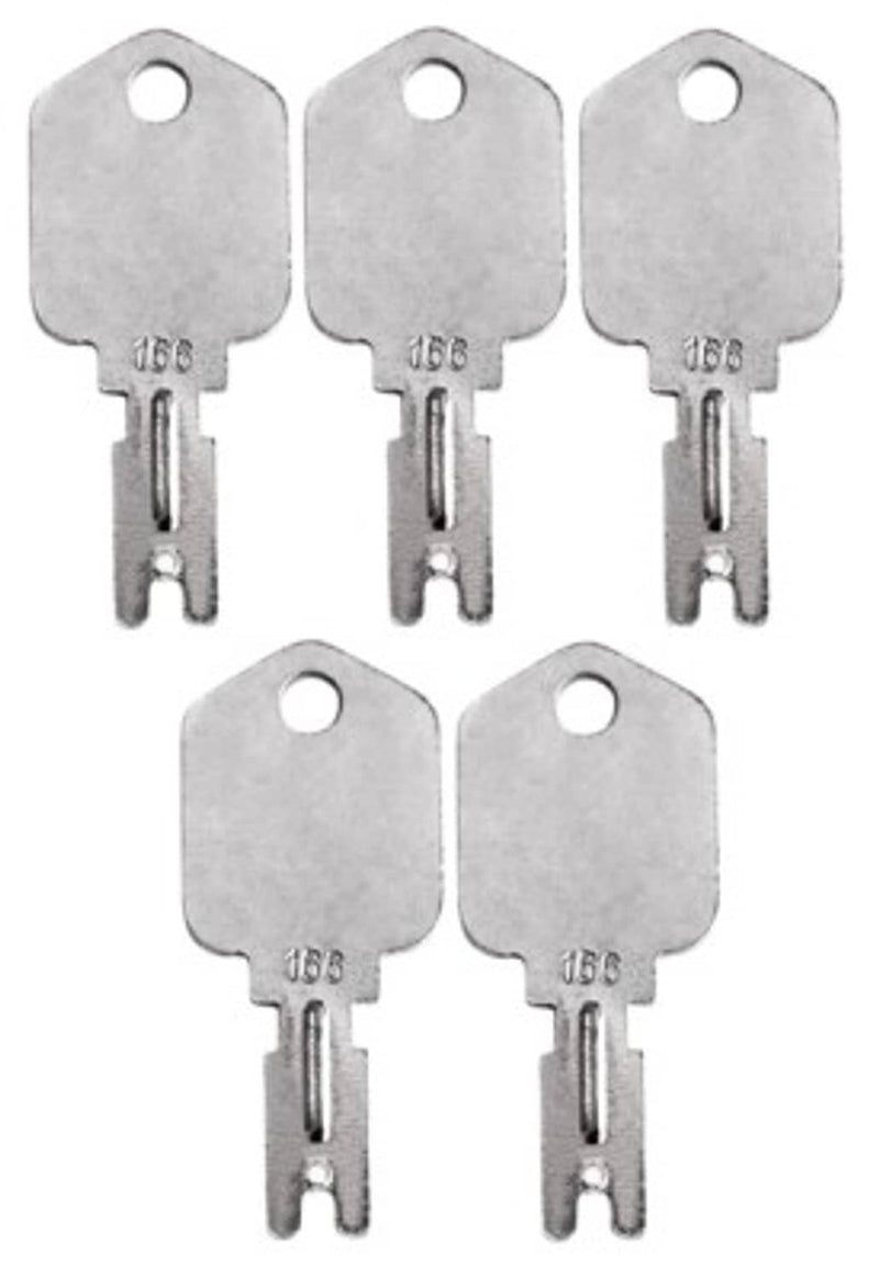 DURAFORCE Forklift Ignition Keys for Gradall Gehl Hyster Komatsu Yale JLG Daewoo Hitachi 5 Pack