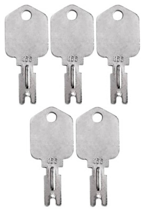 DURAFORCE Forklift Ignition Keys for Gradall Gehl Hyster Komatsu Yale JLG Daewoo Hitachi 5 Pack
