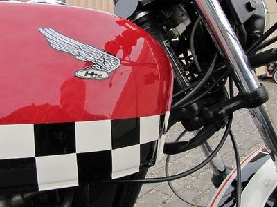 Cafe Racer 2 x 36 ft Roll Racing Checker Tape Black White Rally Pattern Street