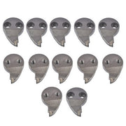 DURAFORCE Total Kit 12pcs Stump Grinder Teeth Compatible Rayco Super Tooth 3144C and 3144T