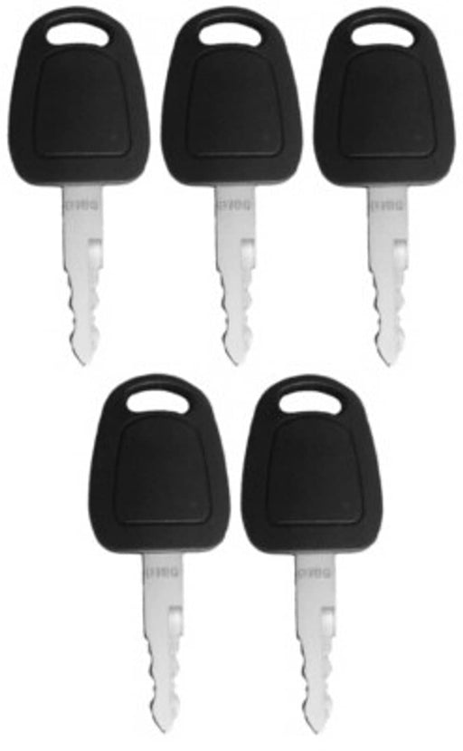 DURAFORCE K1009605 D100 Keys For Doosan Daewoo Terex Bobcat E80 F900 Excavator 5 Pack