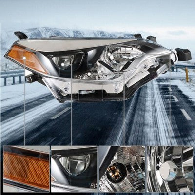 DURAFORCE Headlight For Toyota Corolla 2014-2016 Headlamps Passenger Side Clear RH Housing