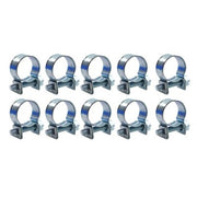 DURAFORCE 5/16"（13mm-15mm）FUEL INJECTION HOSE CLAMP / AUTO Fuel clamps 10Pcs