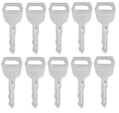 DURAFORCE 57421-22060-71 Ignition Key For Toyota Forklift ToyOld Older Models 10 Pack