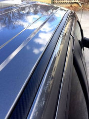 DURAFORCE Black Carbon Fiber Roof Top Trim Molding Kit for 2001-2007 Ford Escape