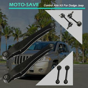 DURAFORCE Fit For Jeep Dodge Series Suspension Control Lateral Toe Arms Sway Bars Kit 8Pcs