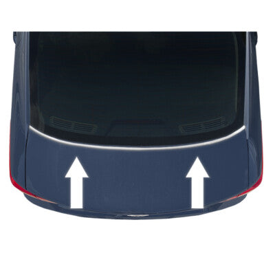 Chrome Rear Trunk Deck Lid Molding Trim Accent Piece