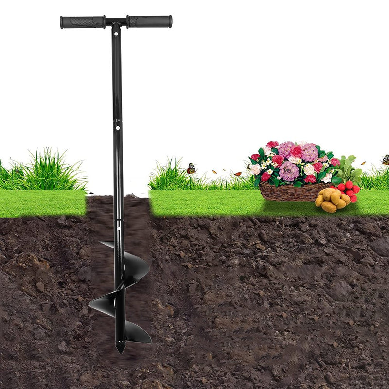 DURAFORCE Garden Auger Drill Bit 5.9"x33", Large Hand Auger Drill For Planting