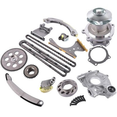 DURAFORCE Timing Chain Kit + Water Pump + Oil Pump For 07-11 Chevrolet GMC Hummer Isuzu