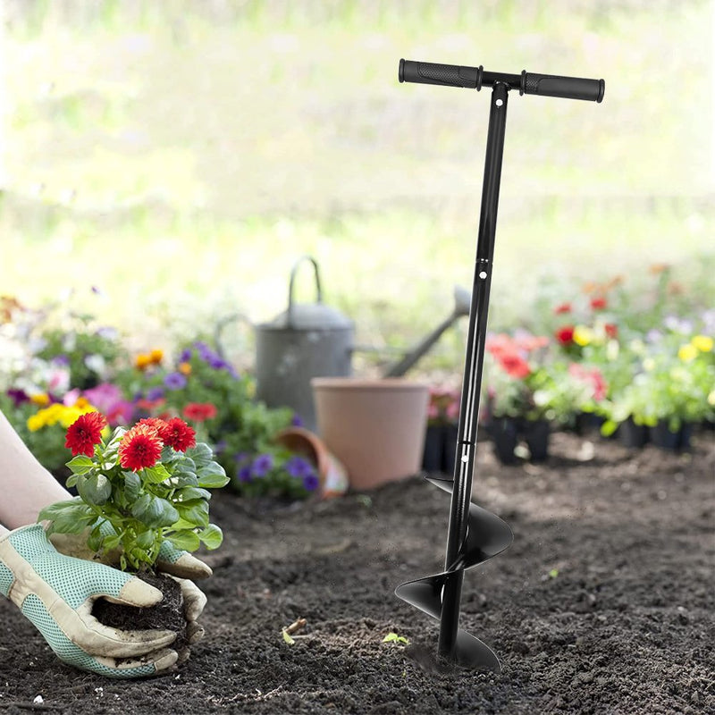 DURAFORCE Garden Auger Drill Bit 5.9"x33", Large Hand Auger Drill For Planting