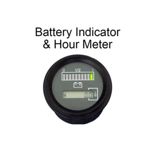 DURAFORCE 48V LED Battery State Charge Indicator Meter with Hour Meter Function