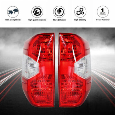DURAFORCE Rear Brake Tail Lights Red FOR 2014-2020 Toyota Tundra Driver & Passenger Side