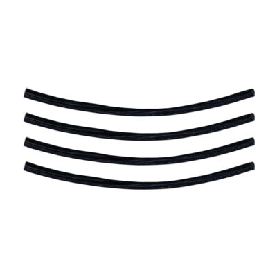 DURAFORCE 10 Inch Black Door Edge Guard Trim Molding Protectors Low Profile