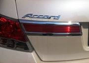 DURAFORCE Chrome Rear Taillight Trim Molding for Honda Accord 2011 2012