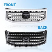 DURAFORCE For Honda Pilot 2012-2015 12-15 Front Bumper Silver Grille Molding Surround Trim
