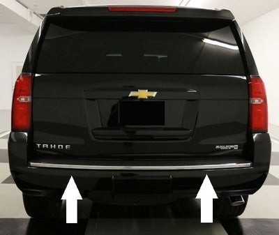 Chrome Rear Bumper Trunk Trim Molding for 2015 2020 Chevy Tahoe Suburban