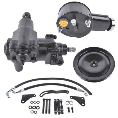 DURAFORCE Power Steering Gear Box Conversion Kit for Chevrolet Biscayne Impala 1958-1964