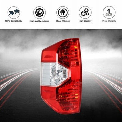 DURAFORCE Taillights Rear LH/Driver Side For Toyota Tundra 2014-2020 Brake Tail Light Lamp