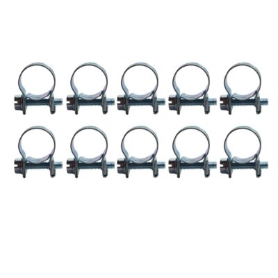 DURAFORCE 5/16"（13mm-15mm）FUEL INJECTION HOSE CLAMP / AUTO Fuel clamps 10Pcs