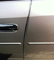 DURAFORCE 12 Ft Chrome Car Door Edge Guard Moulding Trim DIY Protector Strip 2 4 Door