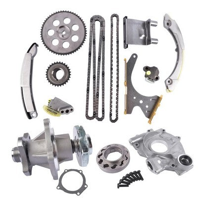DURAFORCE Timing Chain Kit + Water Pump + Oil Pump For 07-11 Chevrolet GMC Hummer Isuzu