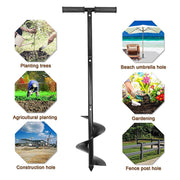 DURAFORCE Garden Auger Drill Bit 5.9"x33", Large Hand Auger Drill For Planting