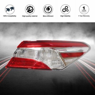 DURAFORCE Tail Light LED Brake Lamp Right Passenger's Side Fit For Toyota Camry 2018-2020