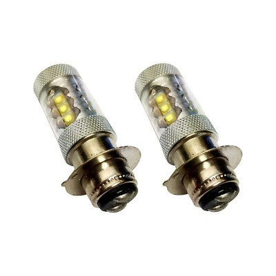 Super White LED Headlights Bulbs 80W Upgrade for Yamaha 2 Pack