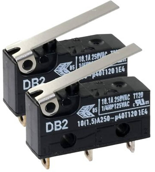 DURAFORCE Micro Switch for Cherry DB2CA1LB Hinge Lever SPDT 10 1A 250V 2 Piece