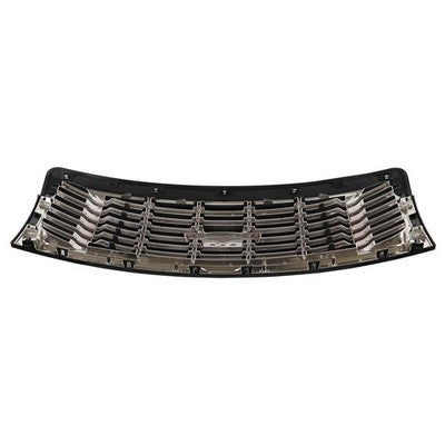For 2009-2014 Ford F150 F-150 Painted Black Chrome Frame Trim Front Bumper Grill