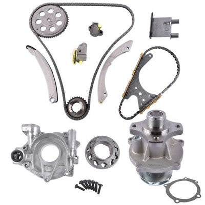 DURAFORCE Timing Chain Kit + Water Pump + Oil Pump For 07-11 Chevrolet GMC Hummer Isuzu