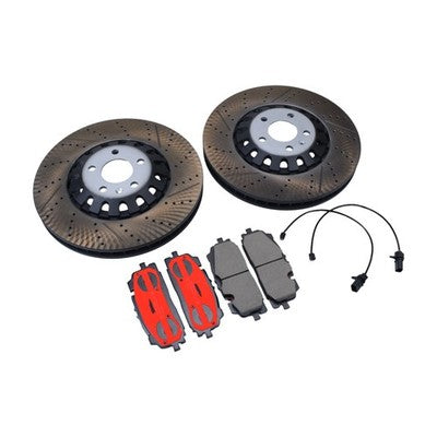 2X Disc Brake Rotors Pads Set 375mm Front Left Right for 2019 2021 for Audi A8