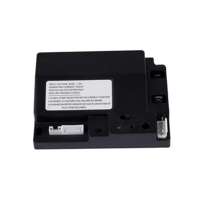 DURAFORCE 6V Electronic Ignition Fireplace Module Black for Heat-N-Glo H3V Valve System