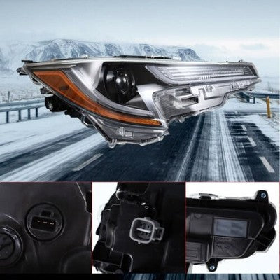 DURAFORCE Headlight Replacement Fit For Toyota Corolla 2020-2021 Right Side Lens Halogen