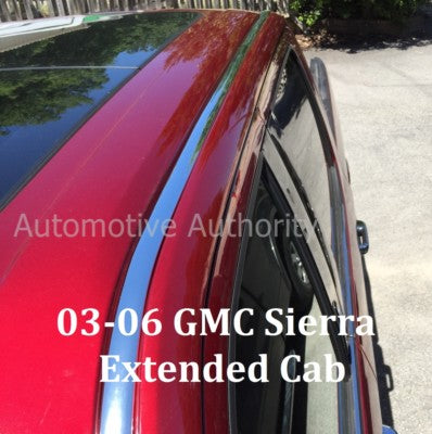 Chrome Roof Top Trim Molding Kit for GMC Sierra 2003-2006