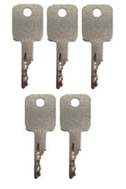 DURAFORCE Keys for Bobcat Terex Ditch Witch Genie Grove IR JLG Komatsu IH D250 5 Pack