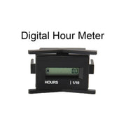 DURAFORCE Small Digital Hour Meter 12v 24v 36v for Marine Boat Engine Rectangle