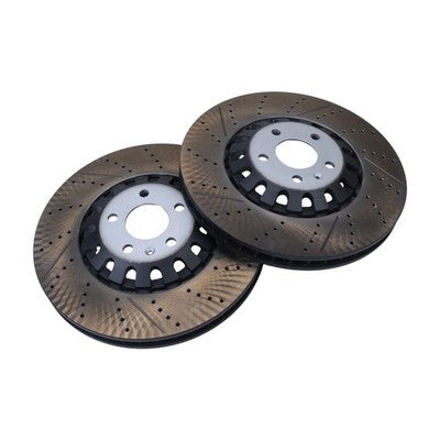 2X Disc Brake Rotors Pads Set 375mm Front Left Right for 2019 2021 for Audi A8