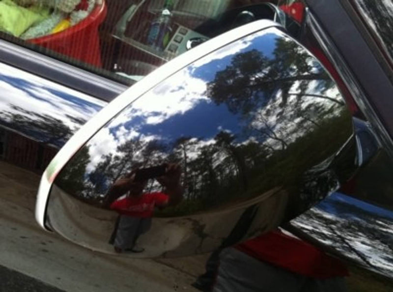 DURAFORCE Universal Chrome Side Mirror Trim Accent Molding Edge All Models