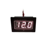 DURAFORCE 12V Trolling Motor Digital Volt Meter Battery Indicator Charge Status Red